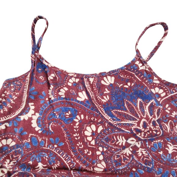 Aeropostale Womens Tank Top Paisley Print Spaghetti Strap Size Small JH1816 - Picture 3 of 6